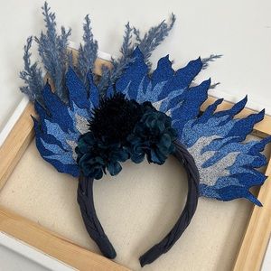 Handmade Floral Fire Headband